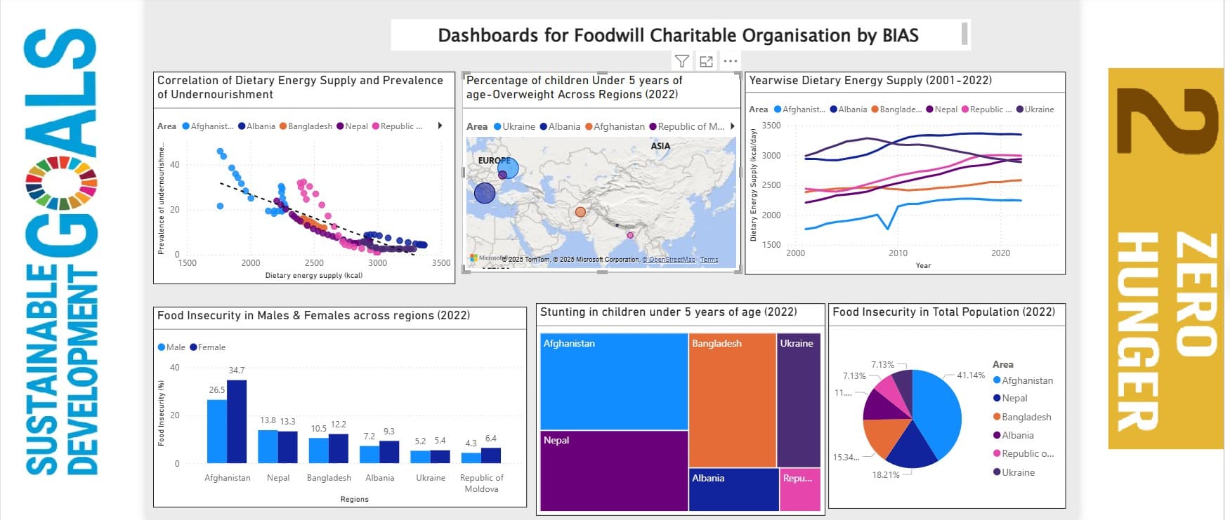 Foodwill SDG 2 Analytics — screenshot 1